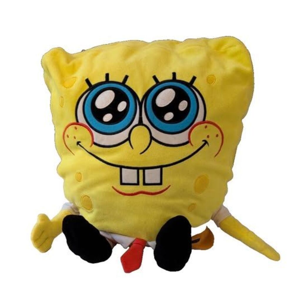 Nickelodeon SpongeBob SquarePants 19" Stuffed Plush Pillow With Dangling Legs